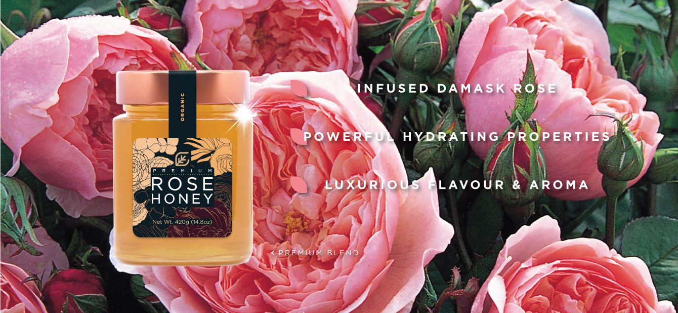• Infused damask rose • Powerful hydrating properties • Luxurious flavour & aroma
