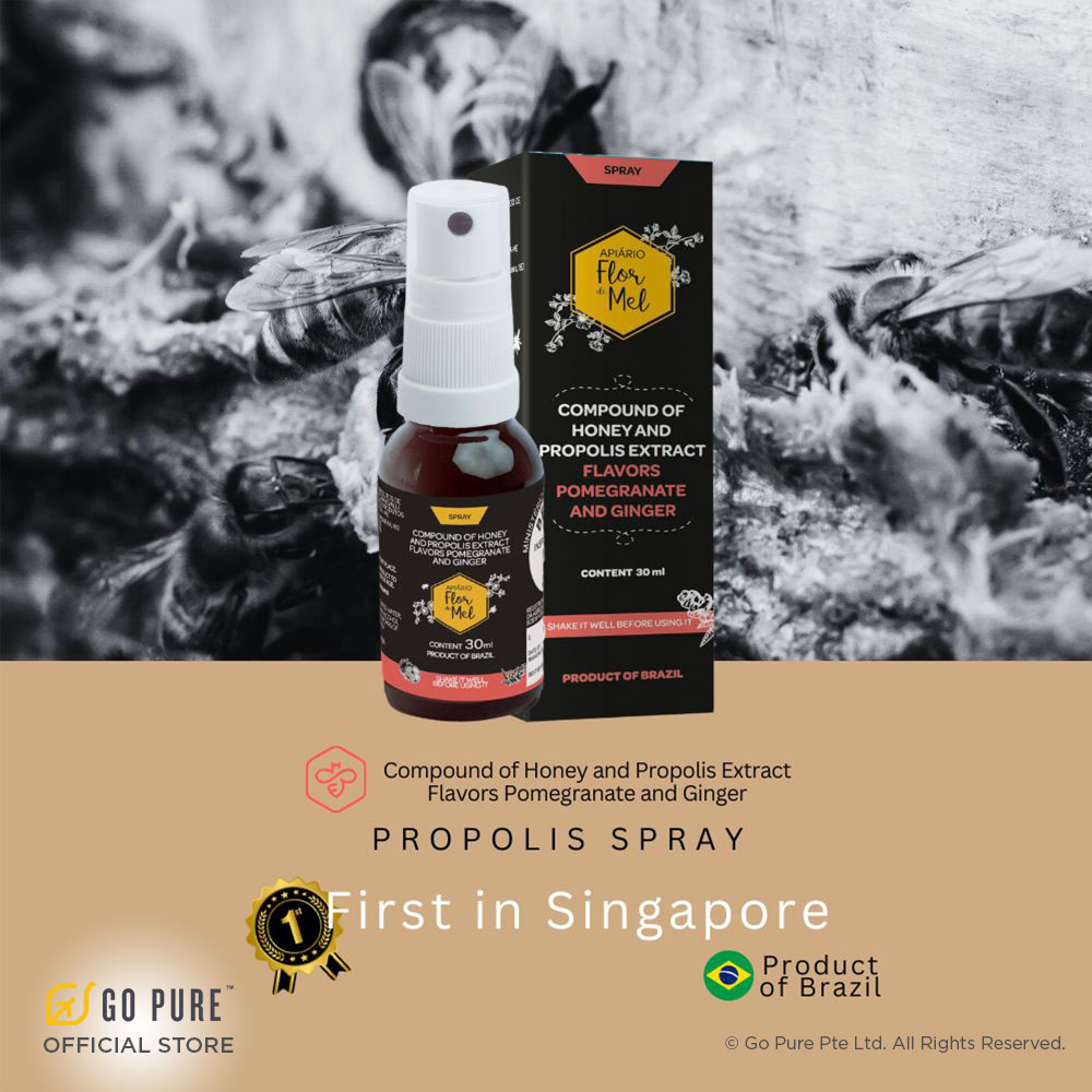 Flor de Mel Propolis Throat Spray (Red)