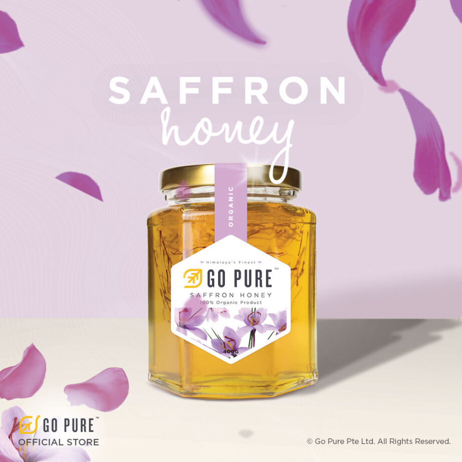 Go Pure™ Organic Saffron Infused Honey 400g
