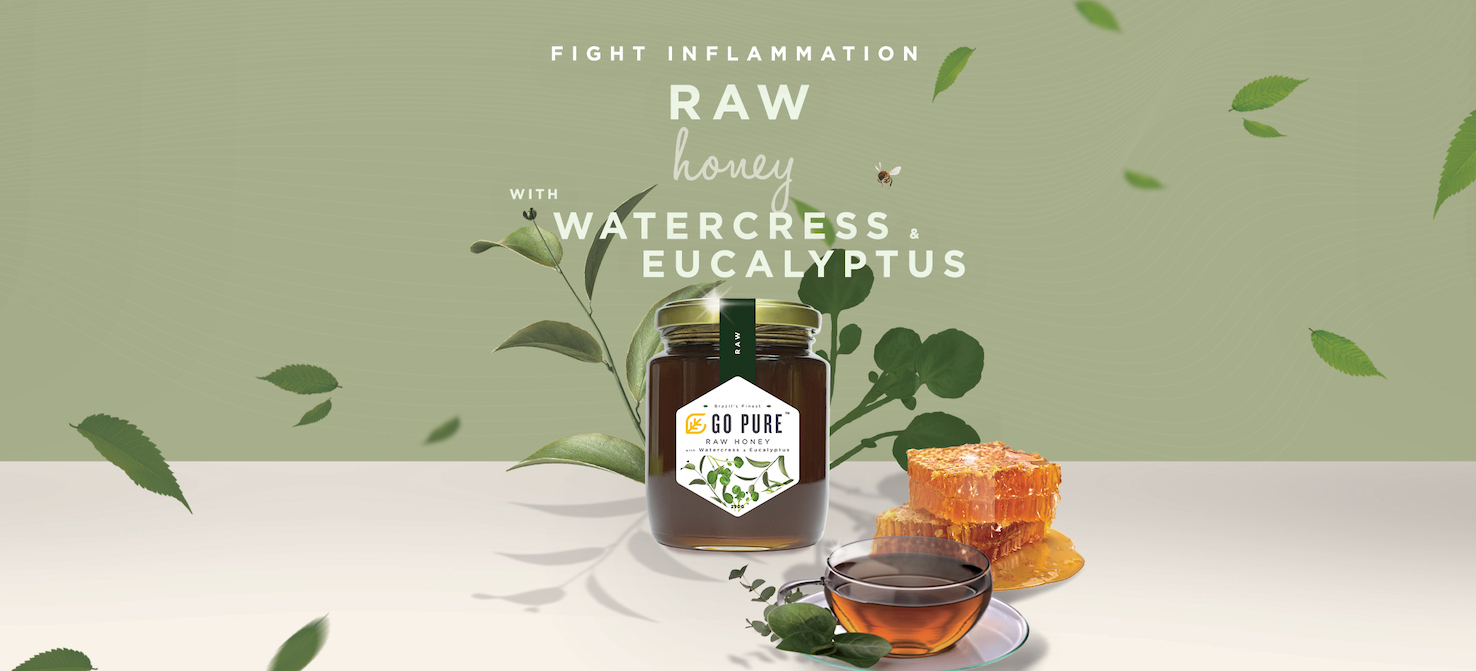 Raw Honey with Watercress & Eucalyptus